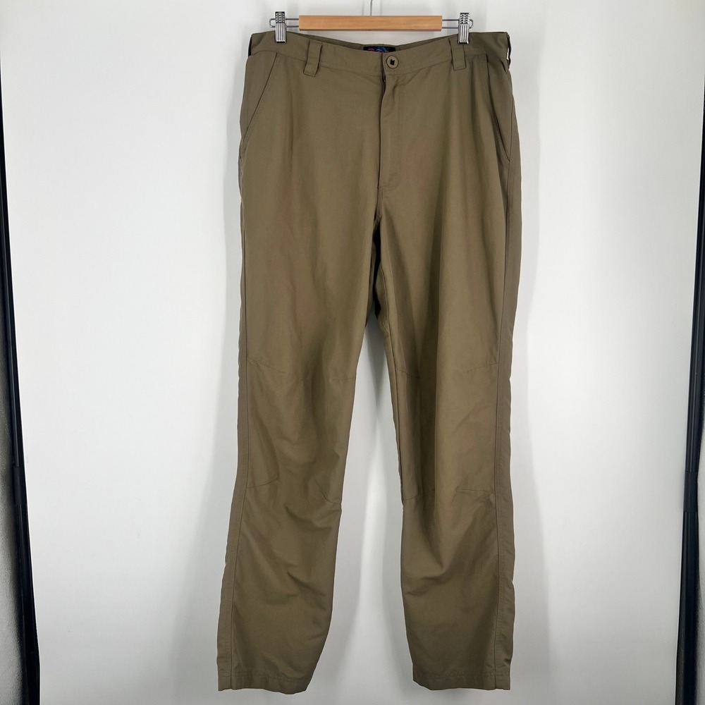 RailRiders Mens Size 36 Nylon Hiking Pants Khaki Brown Straight Leg - Picture 13 of 13